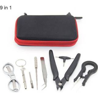 👉 Pincet keramische active 9 in 1 DIY multifunctionele verwarmingsdraad verneveling walsdraad elektronische sigaret kit