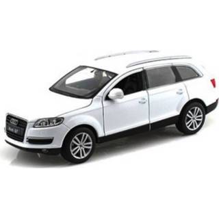 👉 Modelauto wit metaal Audi Q7 2011 Schaal 1:43 - Speelgoed Auto Schaalmodel 8719538567924