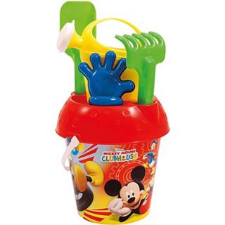 👉 Zandbak kunststof Disney Mickey Mouse Strand/zandbak Speelgoed Emmer Set - Zandbakspeeltjes Strandspeelgoed 8720147790771