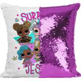 👉 Sofa LOL Surprise Dolls Cute Confetti Sequins Pillowcase Animation Peripheral Cartoon Anime Indoor Pillow Cushion Cover
