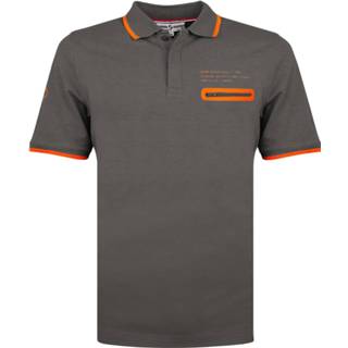 👉 Poloshirt polyester mannen male grijs Q1905 Polo shirt zomerland donker 8718383201793