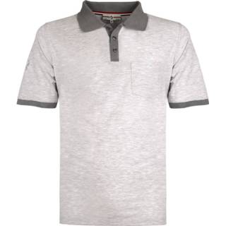 👉 Poloshirt polyester l mannen male grijs Q1905 Polo shirt bruinisse licht 8718383182627 8718383182658