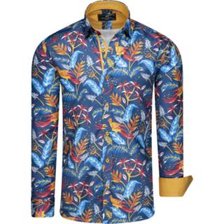 👉 Overhemd l male blauw Makrom London all over print - 7434628723707