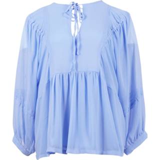 👉 Blous blauw vrouwen Liu Jo Blouse lichtblauw 8053473740142 8053473740159 8053473740166