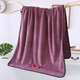 👉 Badhanddoek paars active Zachte dikke absorberende vezels paar grote badhanddoeken, afmeting: 70x140cm (paars)