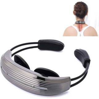 👉 Massager zwart active Smart Cervical Multifunctioneel Mini Huishoudelijk Elektrisch Nek Beschermend Fysiotherapie Apparaat (Zwart)