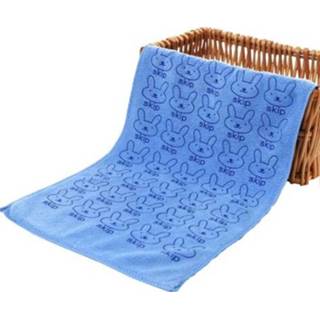 Handdoek blauw active baby's kinderen 25 * 50 cm Schattige Baby Kid Gezicht Microfiber Absorberende Drogen Bad Strandlaken Washandje Badmode Katoenen Kinderhanddoek (donkerblauw)