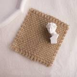 👉 Geurkaars active 10 STKS 12x12 cm Gescheurde Randen Vintage Grof Jute Onderzetter Fotografie Decoratie Props (Drie Kruisen)