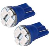 Signaallamp blauw active T10 6 LED voor voertuigauto (paar)