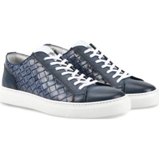 👉 Sneakers male herenschoenen blauw leer Giorgio 8053307497433