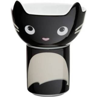 👉 Beker zwart en Schaaltje - Feline Fine Cat 5055071754746