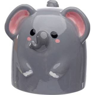 👉 Beker grijs Ondersteboven - Cutiemals Olifant 5055071763113