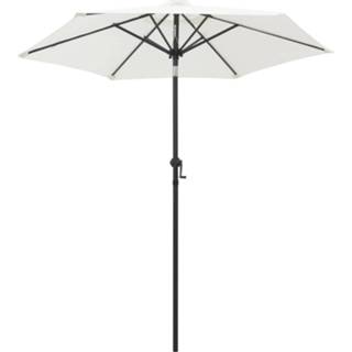 👉 Parasol aluminium crème Vidaxl 200x211 Cm Zandwit 8719883745312