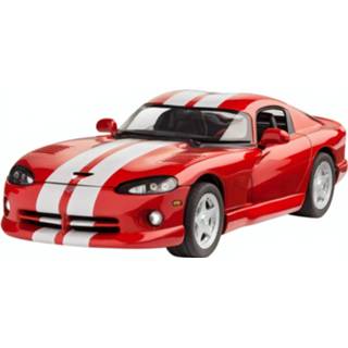 👉 Rood Revell Modelbouwset Dodge Viper Gts 1:25 79-delig 4009803070407