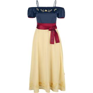👉 Lange jurk wit blauw rood geel vrouwen m Snow White and the Seven Dwarfs - Fairest of all Prom 4064854204188