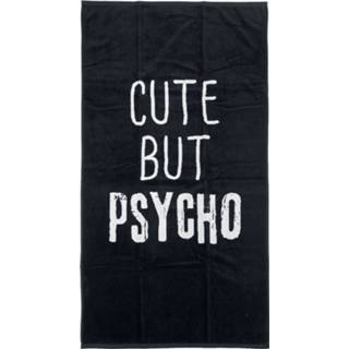 👉 Handdoek multicolor unisex Cute But Psycho - 4064854206250