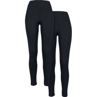 👉 Legging zwart vrouwen s Urban Classics - Pre-Pack Ladies Jersey Leggings 2-Pack 4053838931240
