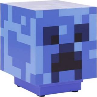 Bureaulamp blauw unisex hoofdmateriaa kunststof Minecraft - Charged Creeper Lampe 5055964763497