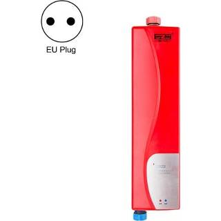 👉 Verwarming rood active GZU Opslagvrije directe Type Constante temperatuur Kleine elektrische boiler, Stand-alone type, EU-stekker (rood)