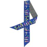 Sjaal blauw klein active vrouwen Slanke zakhandvat decoratieve lint damessjaal, afmeting: 95 x 5 cm (blauw)