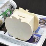 👉 Spaarpot houten active kinderen Mooie creatieve kind DIY appel handgeschilderde spaarpot, afmeting: 10x5.6x9.5cm