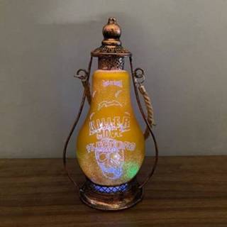 👉 Ornament gele l active Halloween-Decoratie van het LEIDENE de Ornamenten Familieambachten Olielamphotel, Specificaties: schedel