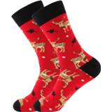 👉 Sokken active mannen vrouwen 3 paar herfst en winter kleurrijke dierenserie heren dames casual katoenen sokken, type: (EUR 37-45)