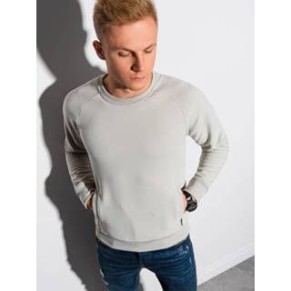 Sweater polyester l male grijs mannen Ombre heren b1156 - 7435844017076