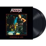 👉 Zwart unisex materiaa onbekend Accept - Staying a life LP 8719262019461
