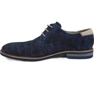 👉 Veterschoenen blauw herenschoenen male Bugatti laino 4061184638720