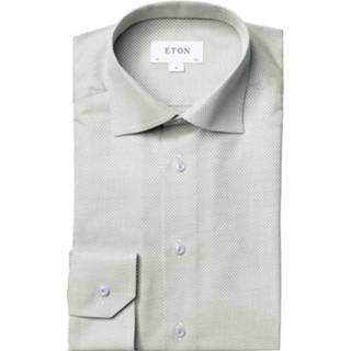 👉 Shirt groen male Eton lm