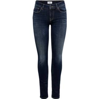 👉 Spijkerbroek blauw vrouwen ONLY Onleva Regular Slim Fit Jeans Dames 5714502873332