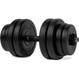 Verstelbare dumbbell zwart vinyl stuks active dumbbells VirtuFit - 15 kg Tweedekans