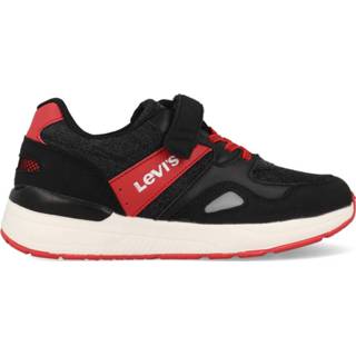Sneakers zwart leer jongens 32 jeugd Levi's BOSTON K VBOS0030T / Rood-32 maat 8717562218096