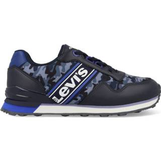 Sneakers blauw leer jongens 31 jeugd Levi's NEW SPRINGFIELD VSPR0060T Blauw-31 maat