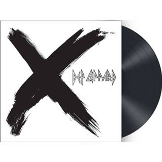 👉 Zwart x unisex Def Leppard - LP