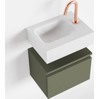 👉 Toiletmeubel talc andor MONDIAZ 40cm army. LEX wastafel links 1 kraangat 6017317725711