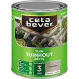 👉 Transparant grijs Cetabever Tuinhout Beits Zijdeglans - Lichtgrijs 0,75 liter