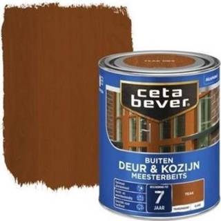 👉 Cetabever Meesterbeits Deur en Kozijn Dekkend Zijdeglans - Klassiek Bruin - 0,75 liter