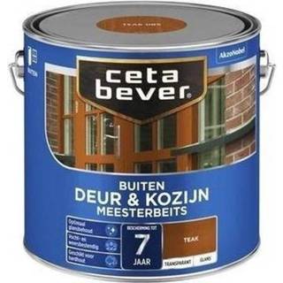 👉 Meesterbeits transparant glans teak Cetabever Deur en Kozijn - 2,5 liter