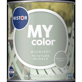 👉 Muurverf aquamarijn Histor My Color Extra Mat - Aquamarine Dream 1 liter