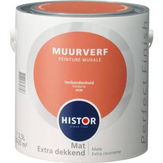 👉 Muurverf mat Histor Perfect Finish - Verbondenheid 2,5 liter