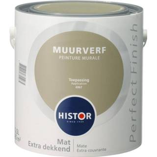👉 Muurverf mat Histor Perfect Finish - Toepassing 2,5 liter