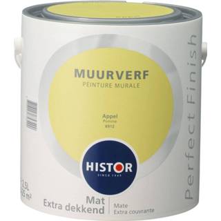 👉 Muurverf mat Histor Perfect Finish - Appel 2,5 liter