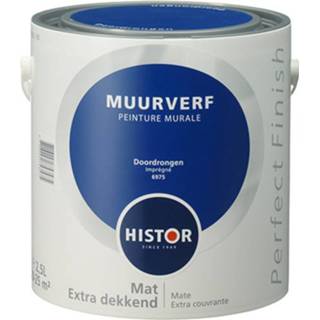 👉 Muurverf mat Histor Perfect Finish - Doordrongen 2,5 liter