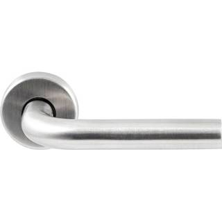 Deurkruk Oslo RVS op rond rozet