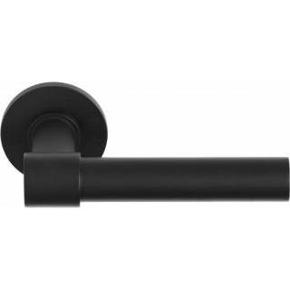 👉 Formani One PBL20XL/50 massieve deurkruk dubbel geveerd op rozet - mat zwart