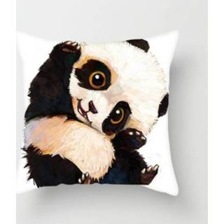 👉 Kussenhoes active Leuke Cartoon Panda Style Voor Sofa Kussensloop, Maat: 45x45cm (S6047)