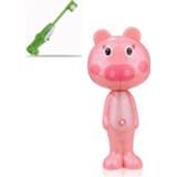 👉 Tandenborstel bont active kinderen baby's Cartoon Dier Telescopische Baby Zachte (Piggy)