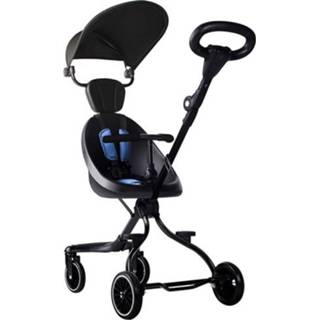 👉 Kinderwagen grijs active kinderen Baobaohao Opvouwbare lichtgewicht vierwielige met hoog zicht, specificatie: V1 half hek